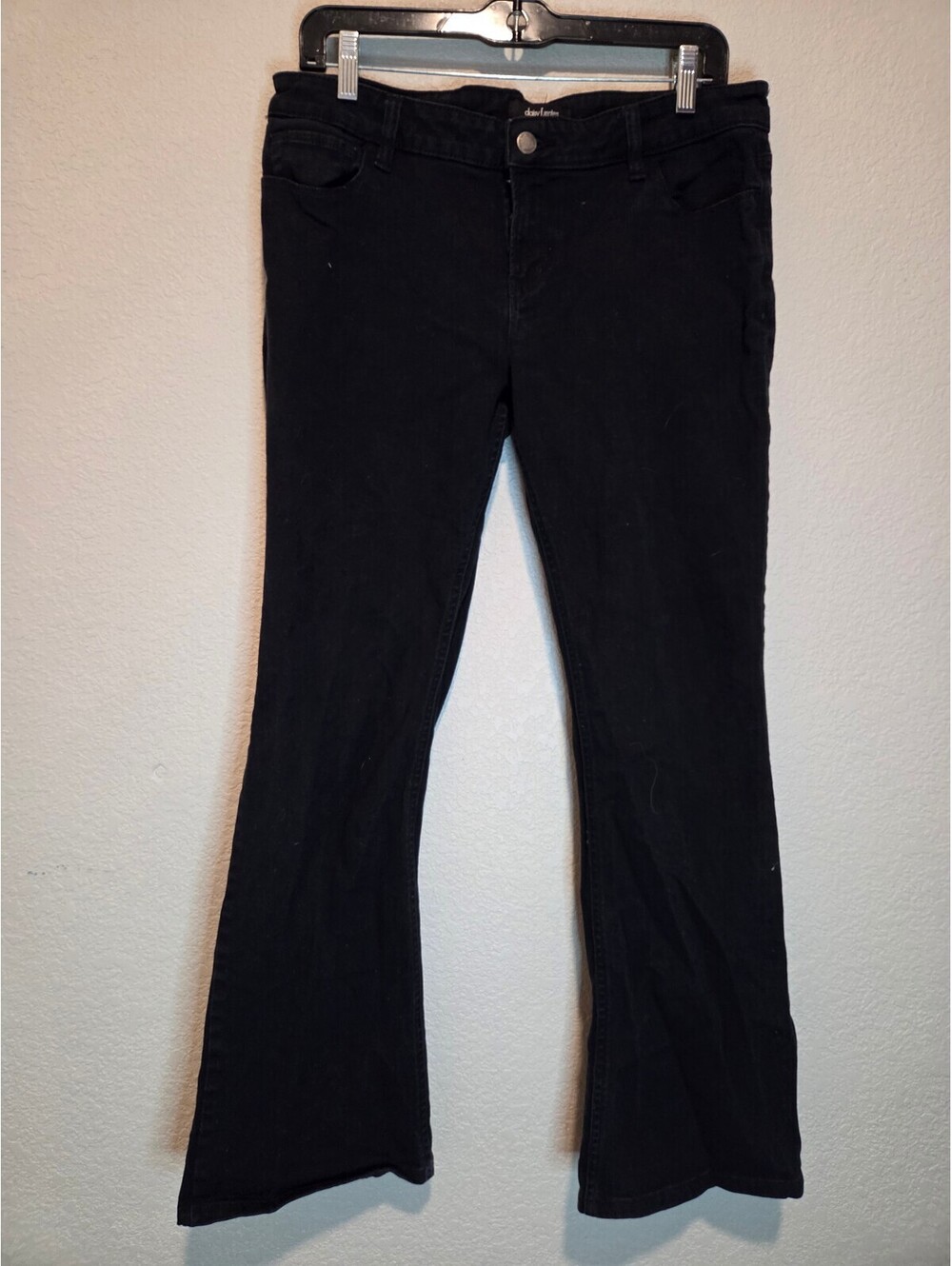 Daisy Fuentes Black Bootcut Jeans Size 10, y2k